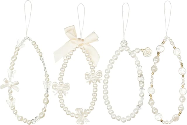 Detalle de OFFCUP Phone Charm en pierres naturelles : porte-téléphone au poignet anti-perte