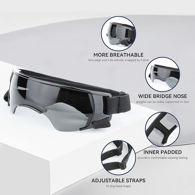 Thumbnail 4 de PETLESO Hunde Sonnenbrille Windschutzbrille