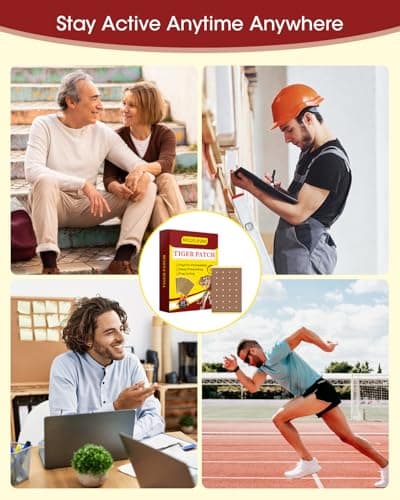 Detalle 2 de MQXUNMI parches de tigre 60 parches de calor