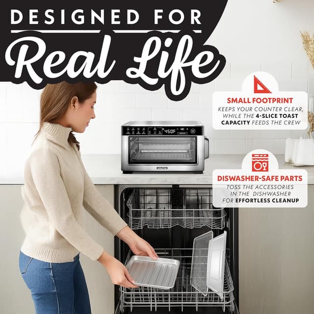 Thumbnail 5 de Gourmia Toaster Oven Digital Air Fryer 4-slice