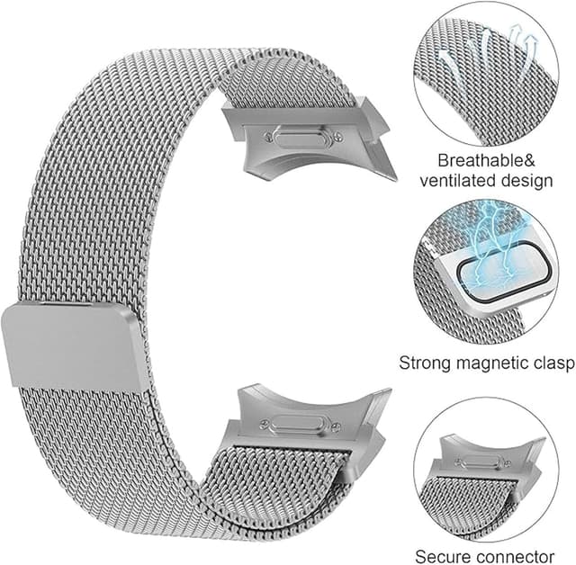 Thumbnail 1 de Supore Bracelet Galaxy Watch 6 acier milanais 40/44mm