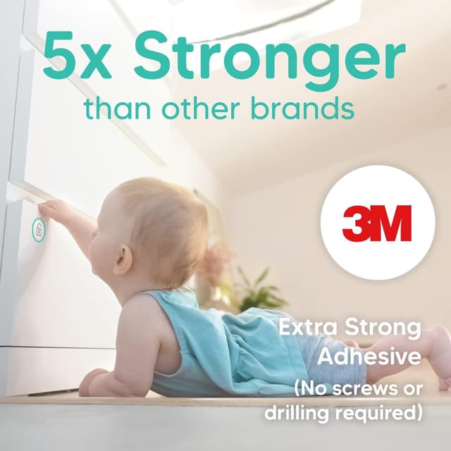 Thumbnail 2 de AYCORN Magnetic Safety Cupboard Locks 10x