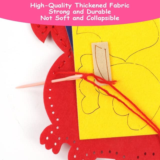 Thumbnail 3 de Vicloon Kit de Costura Infantil de Animales 🧵 para Niños 6+