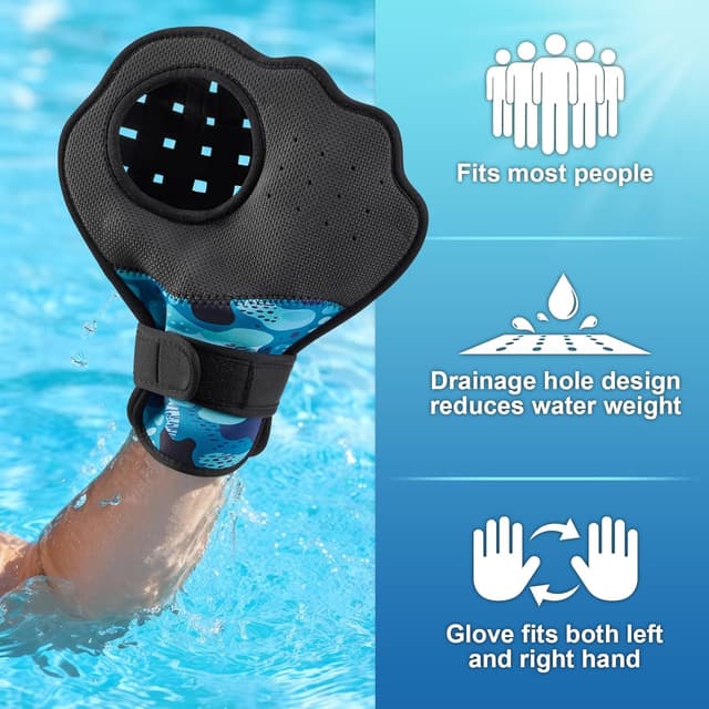 Detalle 2 de TTQ Water Baseball Ball and Gloves Set for Pool & Beach Games