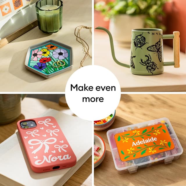 Thumbnail 4 de Cricut Film vinyle pour traceur, 3 m, bleu marine