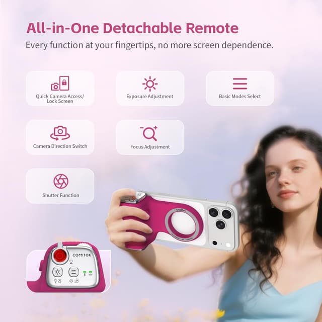 Thumbnail 4 de COMITOK MOCA iPhone 17 Pro Camera Grip for iOS