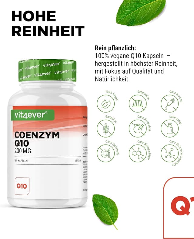 Detalle de Vit4ever Coenzym Q10 200 mg Kapseln