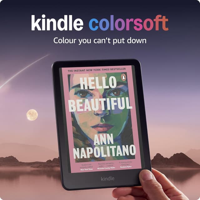 Detalle de Amazon Kindle Colorsoft Signature Edition (newest gen) with 7" colour display, 32GB
