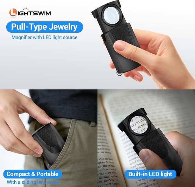 Detalle de 10X LED Magnifier desk lamp with 72 LEDs