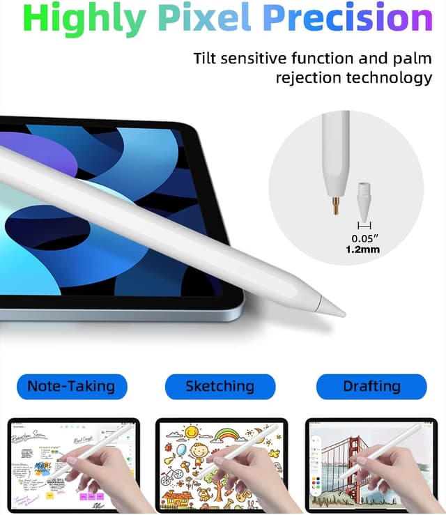 Thumbnail 4 de Gnanlen 2nd Gen iPad Pencil for iPad Pro 11" ✏