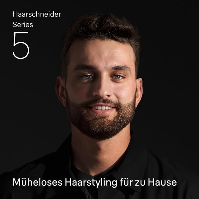 Detalle 2 de Braun Haarschneider Series 5 HC5530 (Schwarz) – Haarschneidemaschine & Rasierapparat für Herren mit 17 Längen
