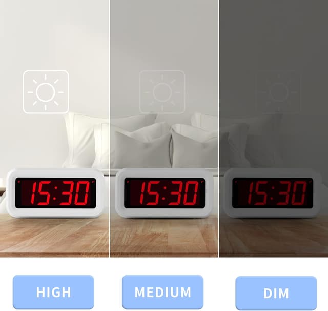 Detalle de Digital Alarm Clock 1.2" LED Display