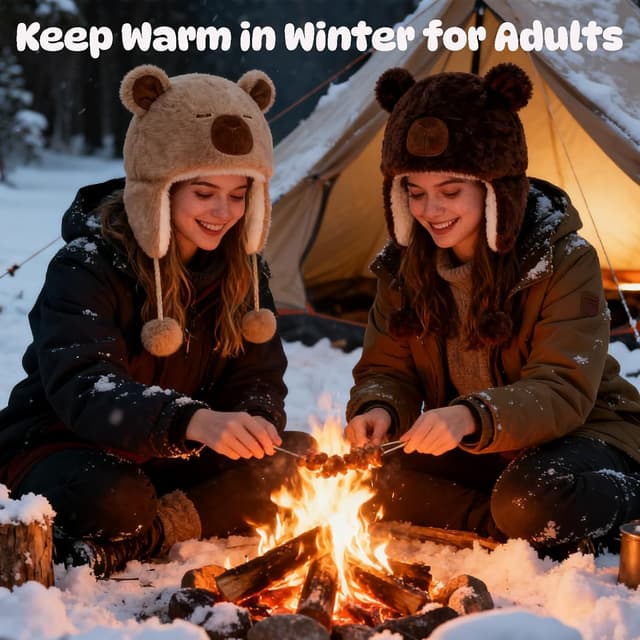 Detalle de Deletoys Animal Hat with Moving Ears, Jumping Pop-Up Plush Cap for Kids