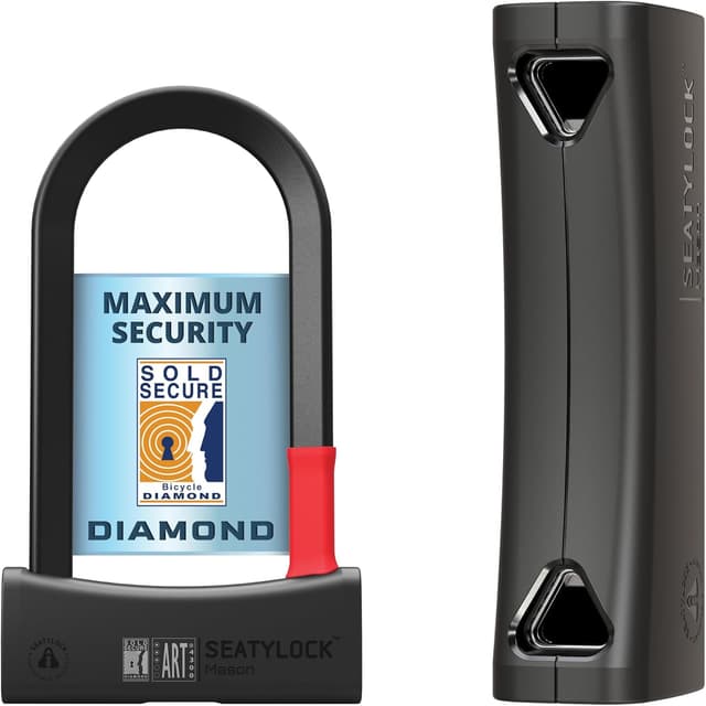 Thumbnail 6 de Seatylock Mason antivol vélo en U Velo U, classé Sold Secure Diamond — 30 cm