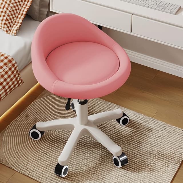 Imagen de Rolling Stool Ergonomic Swivel Seat 14.4-inch en OfertitasTOP