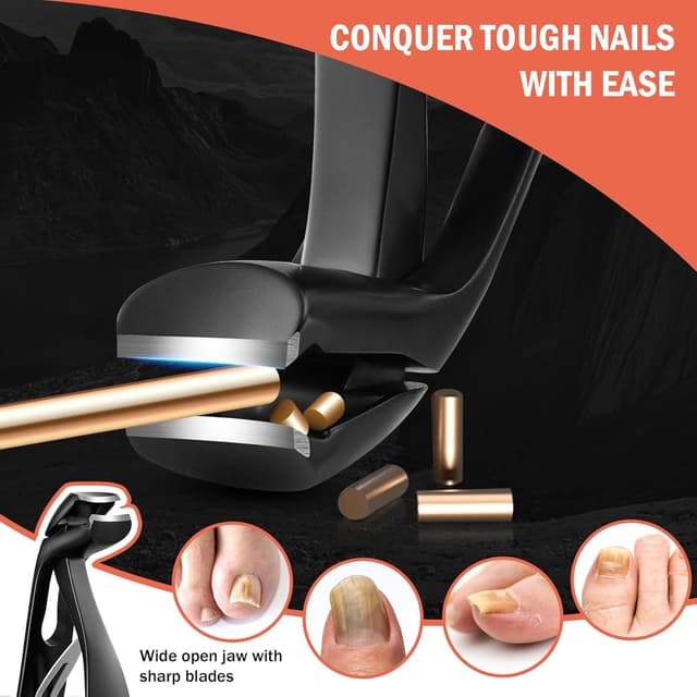 Detalle 1 de BEZOX Winkelkopf Nagelknipser für dicke Nägel