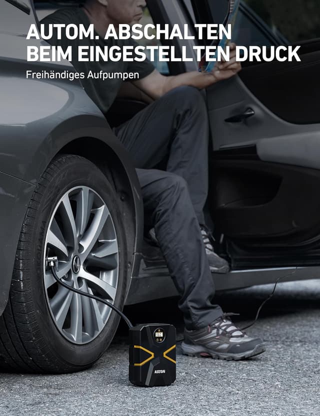 Detalle de AstroAI Luftkompressor 10,3 bar