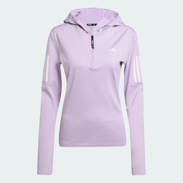 Detalle de adidas Own The Run sudadera de invierno