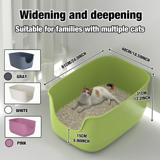 Thumbnail 2 de Suhaco High Sided Jumbo Cat Litter Tray