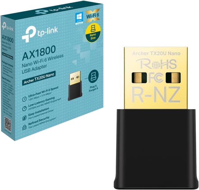 Thumbnail 5 de TP-Link Archer TX20U Nano Adattatore Wi‑Fi 6 1800 Mbps