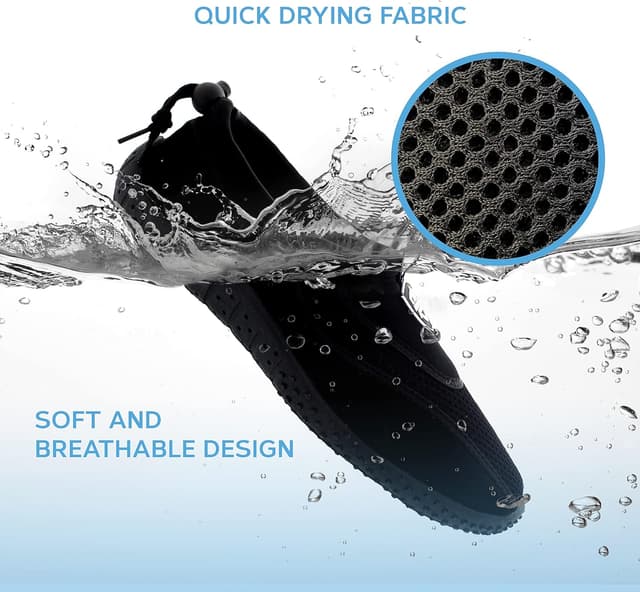 Detalle 2 de Aqua Shield Women’s Beach Pool Sea Swimming Toggle Slip-On Water Socks