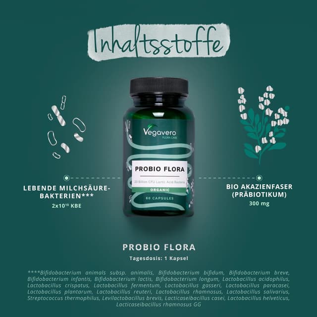 Thumbnail 4 de Vegavero Kulturen Komplex Probiotikum 60 Kapseln