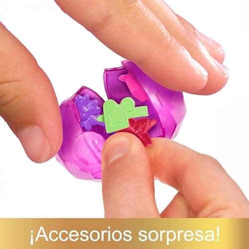 Detalle 2 de Mattel Trolls 3 Viva muñeca pelo amarillo +15 accesorios