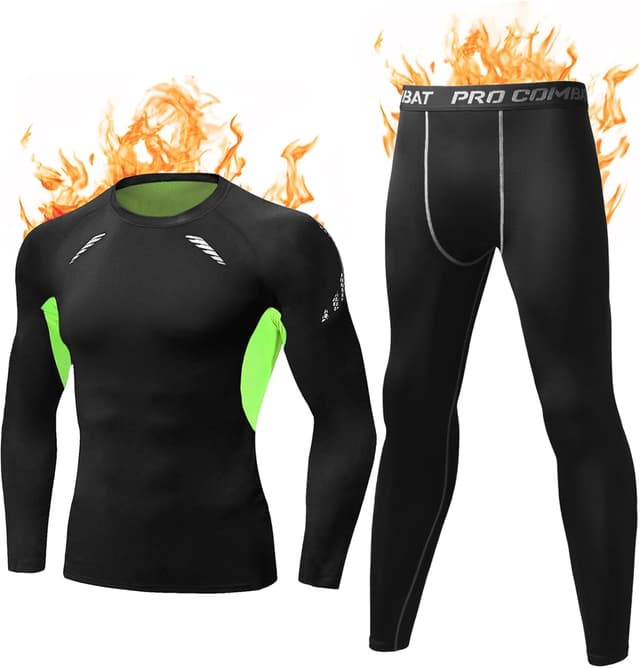 Detalle de Ensemble de sous-vêtement thermique homme Terecey : respirant et séchage rapide pour sport et plein air