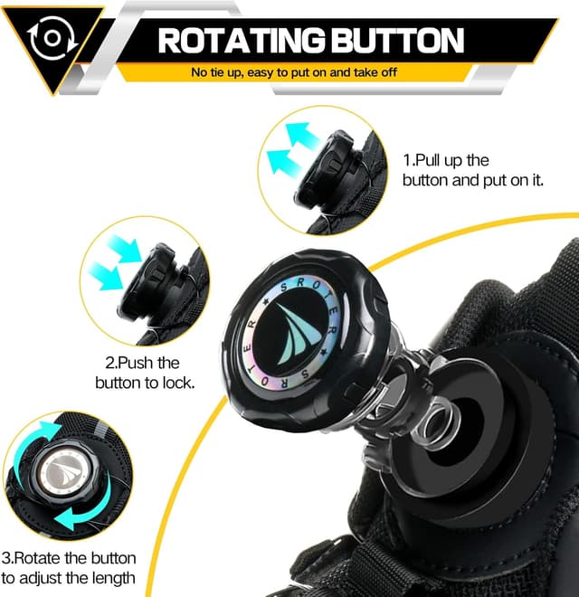 Detalle 2 de SROTER Safety Boots steel toe cap work trainers – lightweight, non-slip, breathable protection