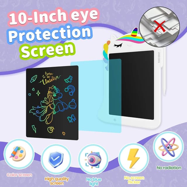 Detalle de Genialba 8.8-inch Unicorn LCD Drawing Tablet for Kids ๐