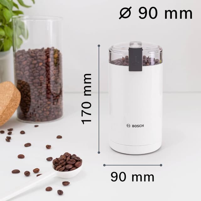 Thumbnail 1 de Bosch Hogar Molinillo de Café Eléctrico Blanco ☕ 180 W