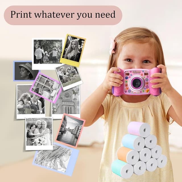 Detalle de 20 rotoli di carta termica 57 x 25 mm per mini stampanti fotografiche (adesivi stampabili) per foto istantanee