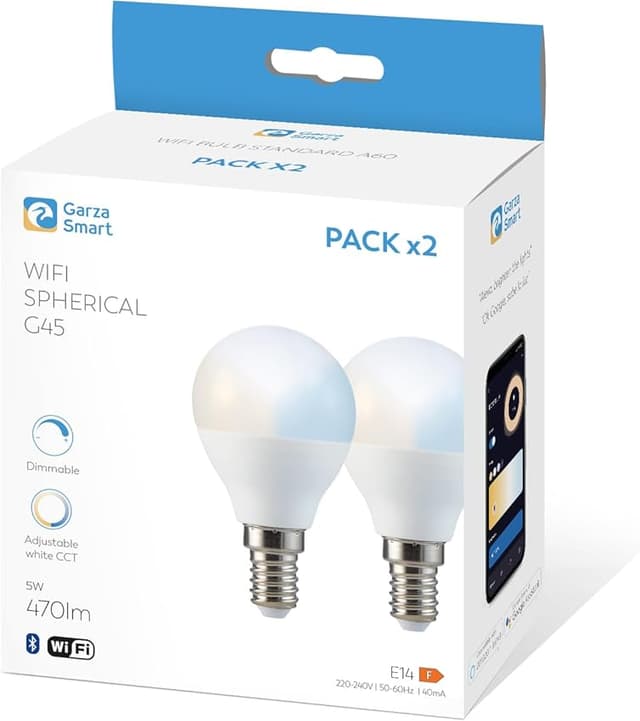 Detalle de Garza Smart Pack 2 Bombilla LED inteligente 5,5W