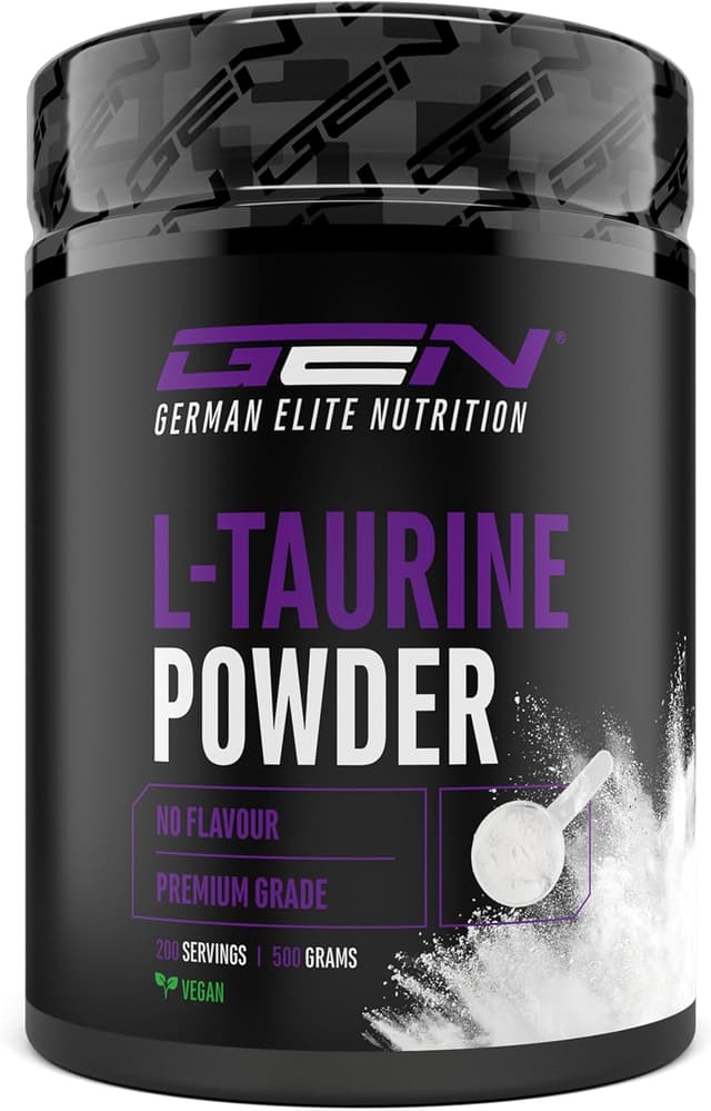 Detalle de German Elite Nutrition Taurin Pulver (L-Taurin) – 500 g, vegan und ohne Zusätze