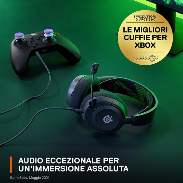 Detalle de SteelSeries Arctis Nova 1X cuffie da gaming