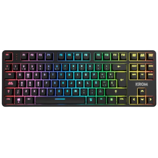 Detalle de Krom Kernel PRO TKL RGB inalámbrico Bluetooth (Switch Outemu Red) negro