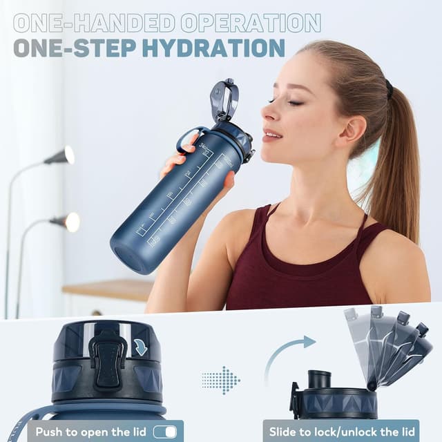 Detalle 2 de FULDENT Fuldent Trinkflasche 1 l Sportflasche