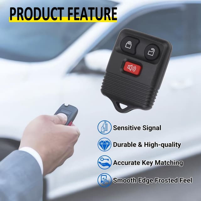 Thumbnail 5 de Vurkcy CWTWB1U331 3-Button Key Fob Pack of 2 🔑