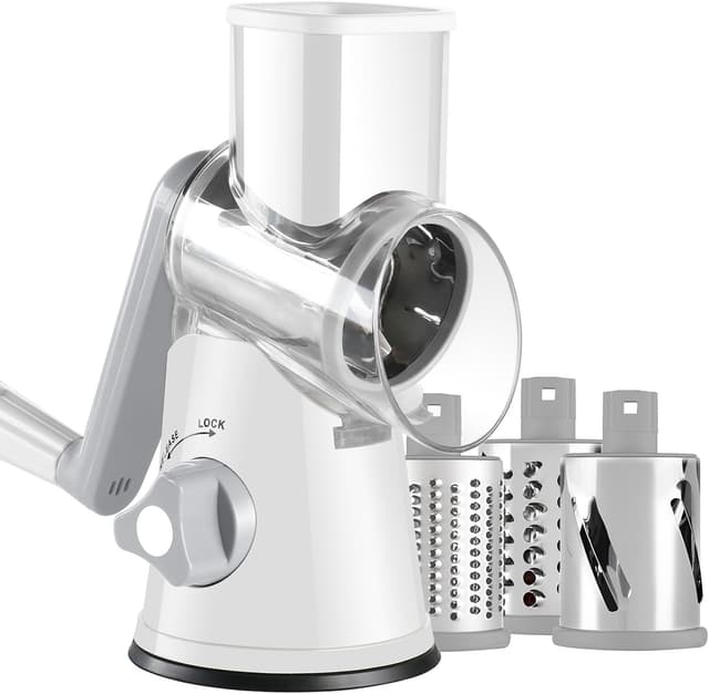 Detalle de Ancevsk Rotary Cheese Grater with Handle