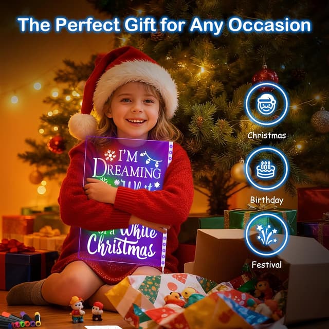 Detalle de LumiBoard LED Drawing Board for Kids 🎨