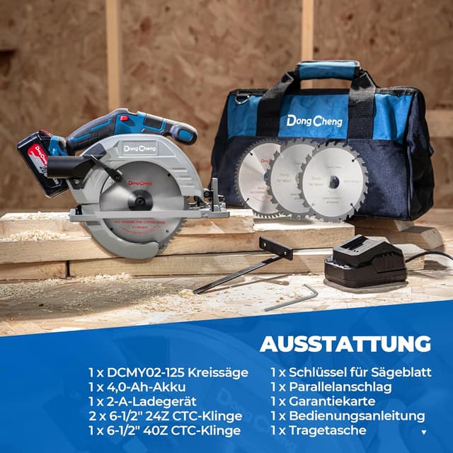 Thumbnail 1 de Dong Cheng 20V Sierra circular 185 mm