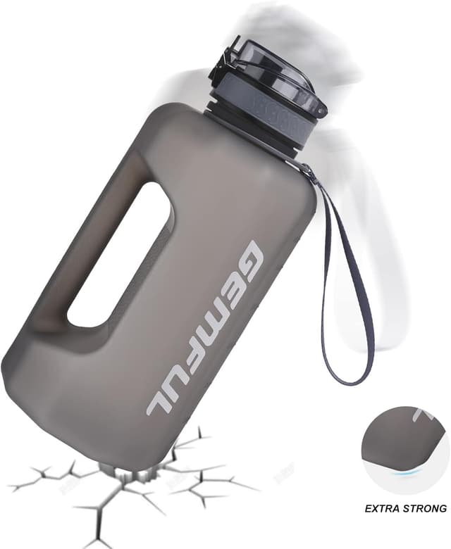 Detalle 2 de GEMFUL Trinkflasche Sport 2,2 l Grau