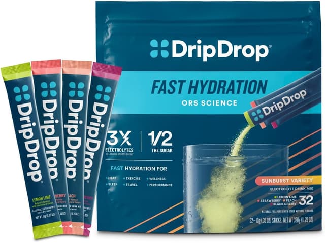 Imagen de DripDrop Hydration Packets 32 sticks electrolytes 🥤 en OfertitasTOP