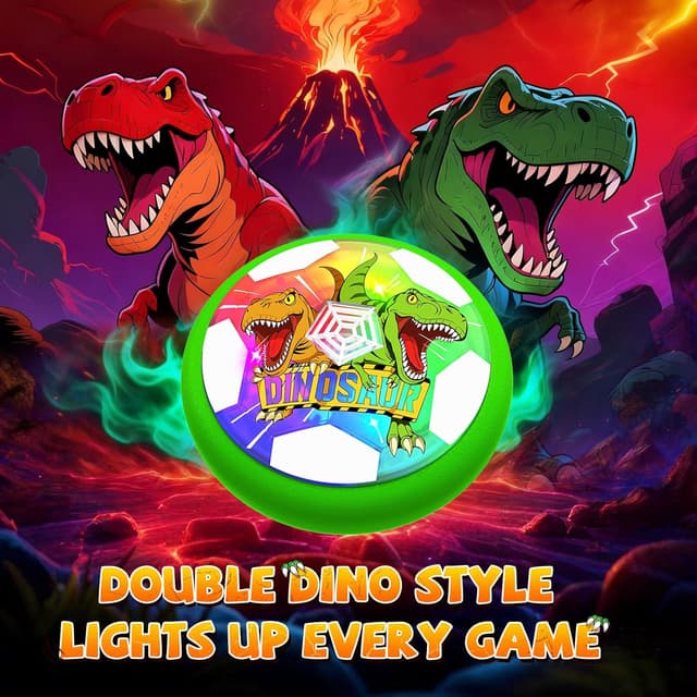 Thumbnail 5 de Dinosaur Hover Football LED 3 for kids