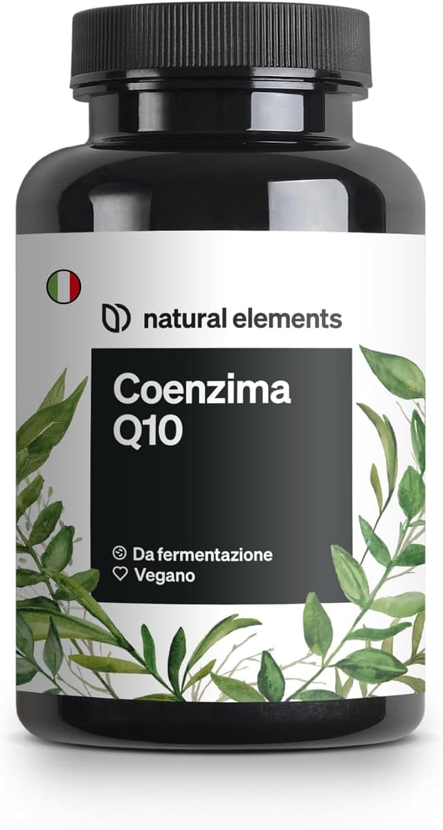 Detalle de Coenzima Q10 puro 200 mg – 120 capsule vegane (4 mesi) – COQ10 da fermentazione del mais