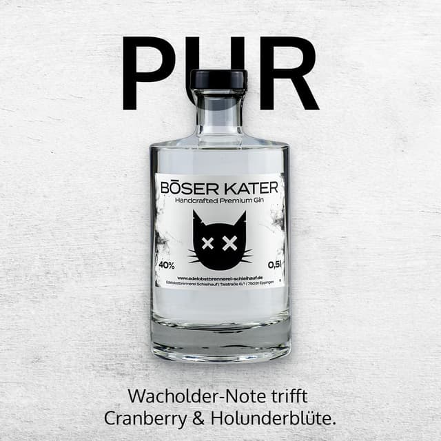 Thumbnail 3 de BĂSER KATER Premium Gin Geschenkset 0,5 l đž