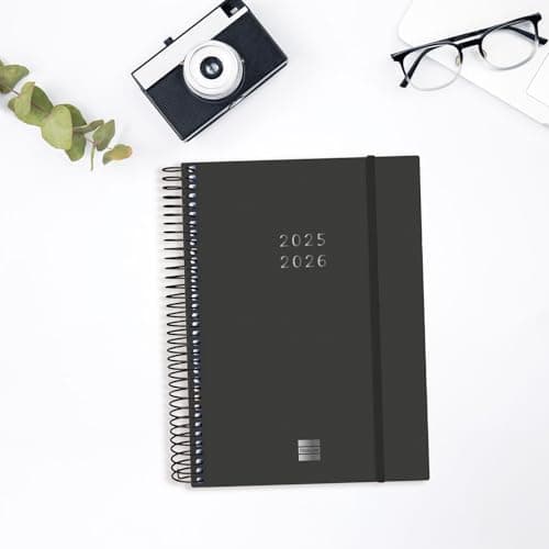 Detalle de Finocam Agenda Espiral 18 meses 2025–2026 📓