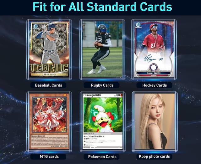 Thumbnail 6 de 200 Card Sleeves 3x4 Hard Top Loaders