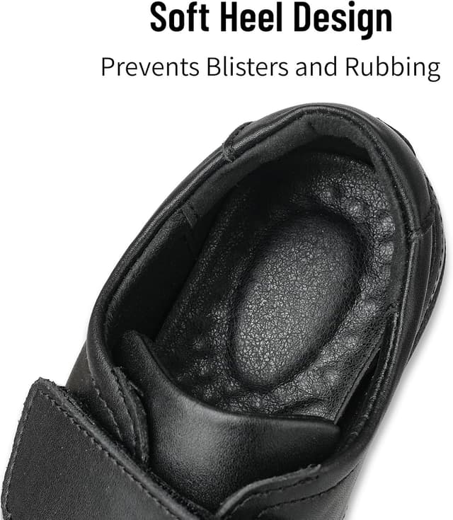 Detalle de Mioceko Kids School Shoes Comfortable Trainers with Hook and Loop Fastenings