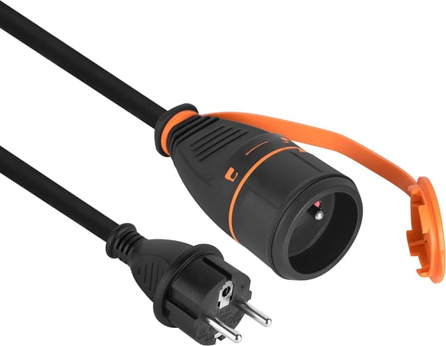 Detalle de Electraline 01750 Rallonge Prolongateur IP44 5M